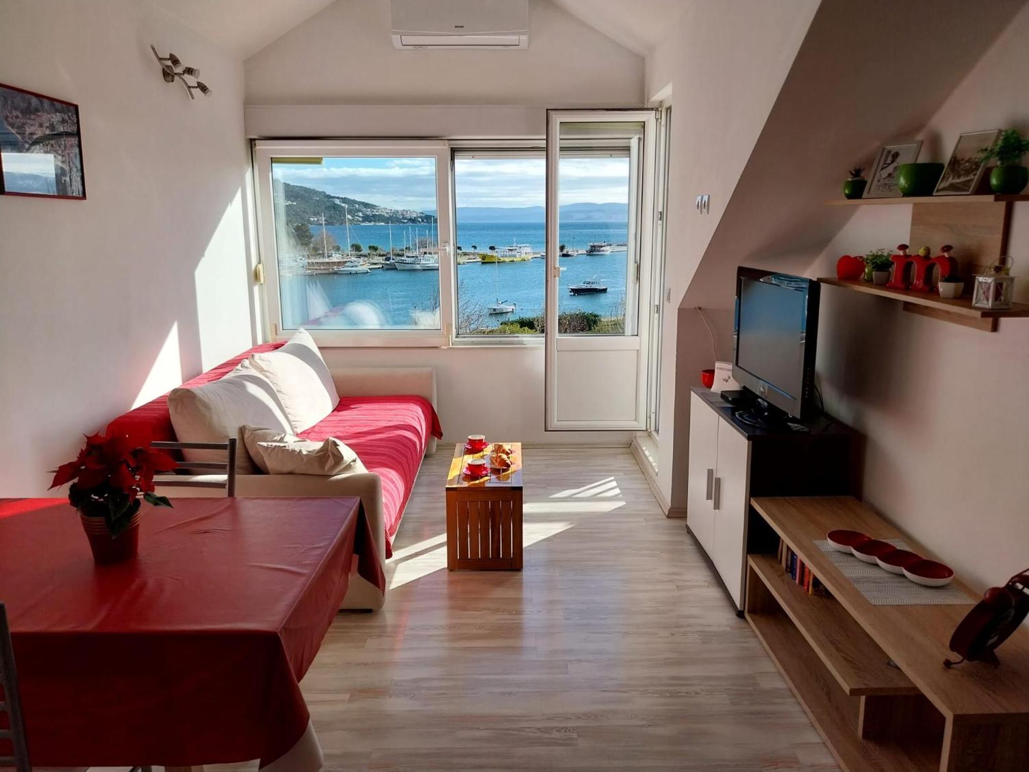 Seaview Apartment Omiš Exteriör bild